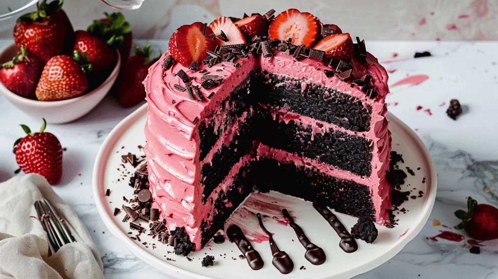 Strawberry-Chocolate-Cake
