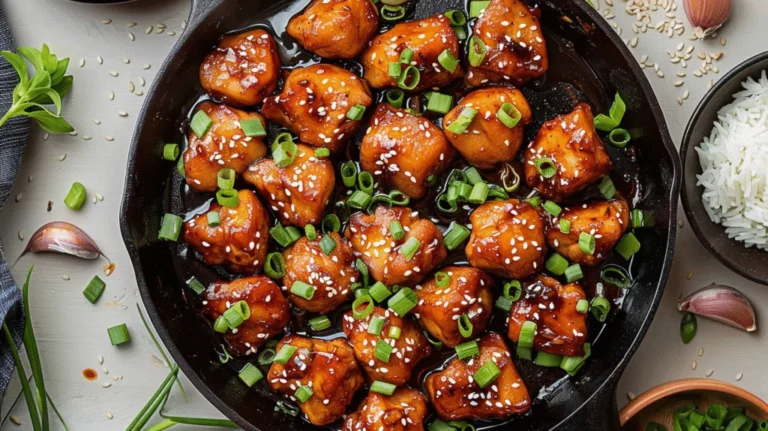 Honey Garlic Salmon Bites